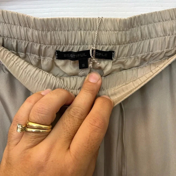 Beautiful People silk jogger size small - Picture 3 of 6